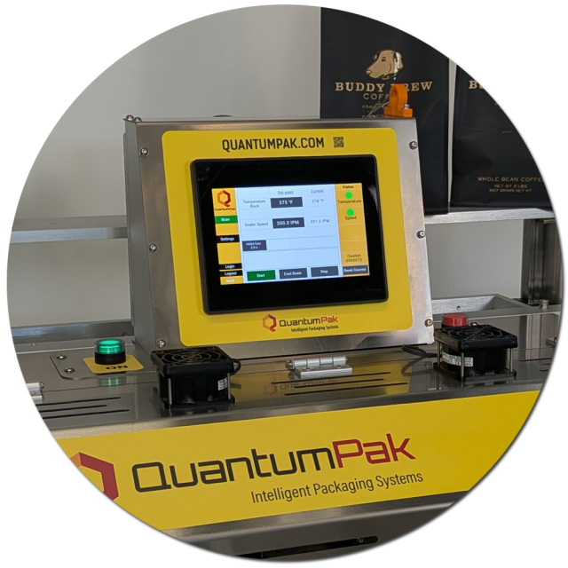 Industrial Bag Sealer with a 7 inch HMI Touchscreen